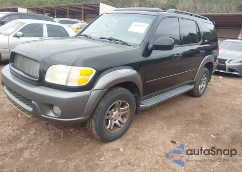 2004 Toyota Sequoia Sr5 V8 z USA, uszkodzony, nr VIN 5TDBT44AX4S225538